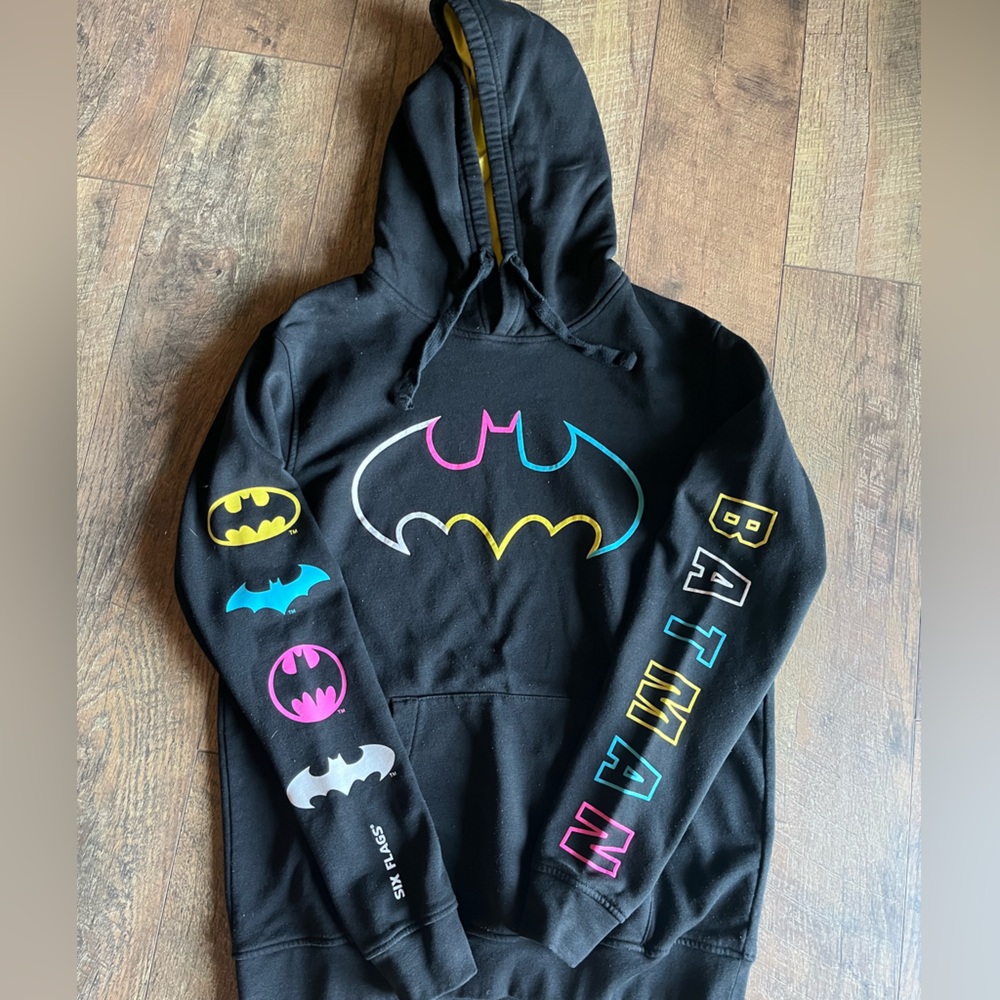Black Batman Graphic Hoodie